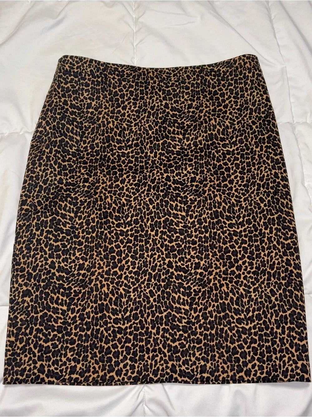 J. Crew Leopard Cheetah 🐆 Pencil Skirt Size 6
